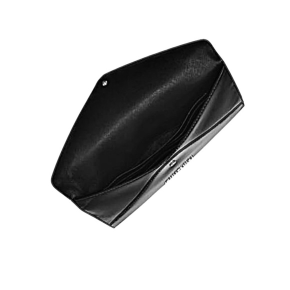 MICHAEL Michael Kors | Jet Set Jewel Studded Envelope Clutch | Black Leather - Picture 4 of 9